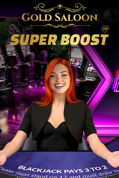 Gold Saloon Super Boost Blackjack